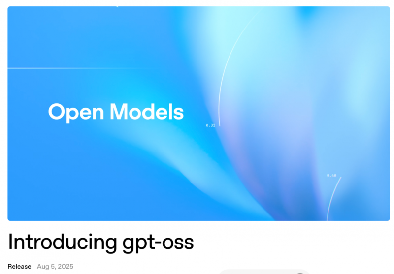 破天荒！OpenAI重新“开源”，还和亚马逊云科技合作上了